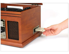 Cargar imagen en el visor de la galería, Tornamesa Victrola Nostalgic con Bluetooth y Altavoces VTA-200B