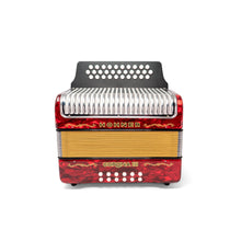 Cargar imagen en el visor de la galería, Acordeón Corona III Hohner Rojo