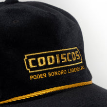 Cargar imagen en el visor de la galería, GORRA CODISCOS Y LATIN LOVER NEGRO
