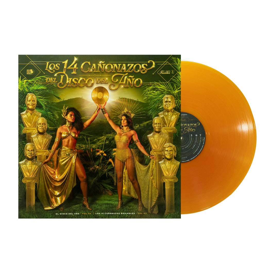 LP Los 14 Cañonazos Del Disco Del  Año