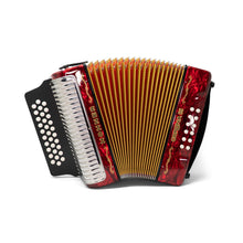 Cargar imagen en el visor de la galería, Acordeón  Corona III Hohner Rojo
